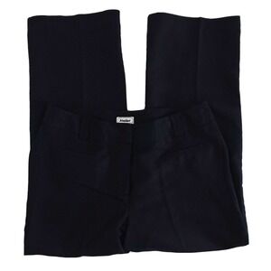 Atelier | Low Rise Dress Pants Womens Size 12 Black Straight Wide Leg